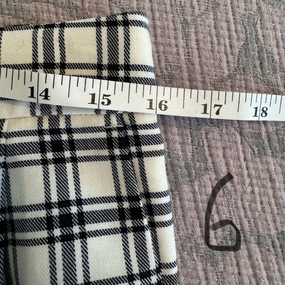 NWT JCrew Collection wide-leg essential pant in plaid Italian city wool blend - Picture 6 of 9